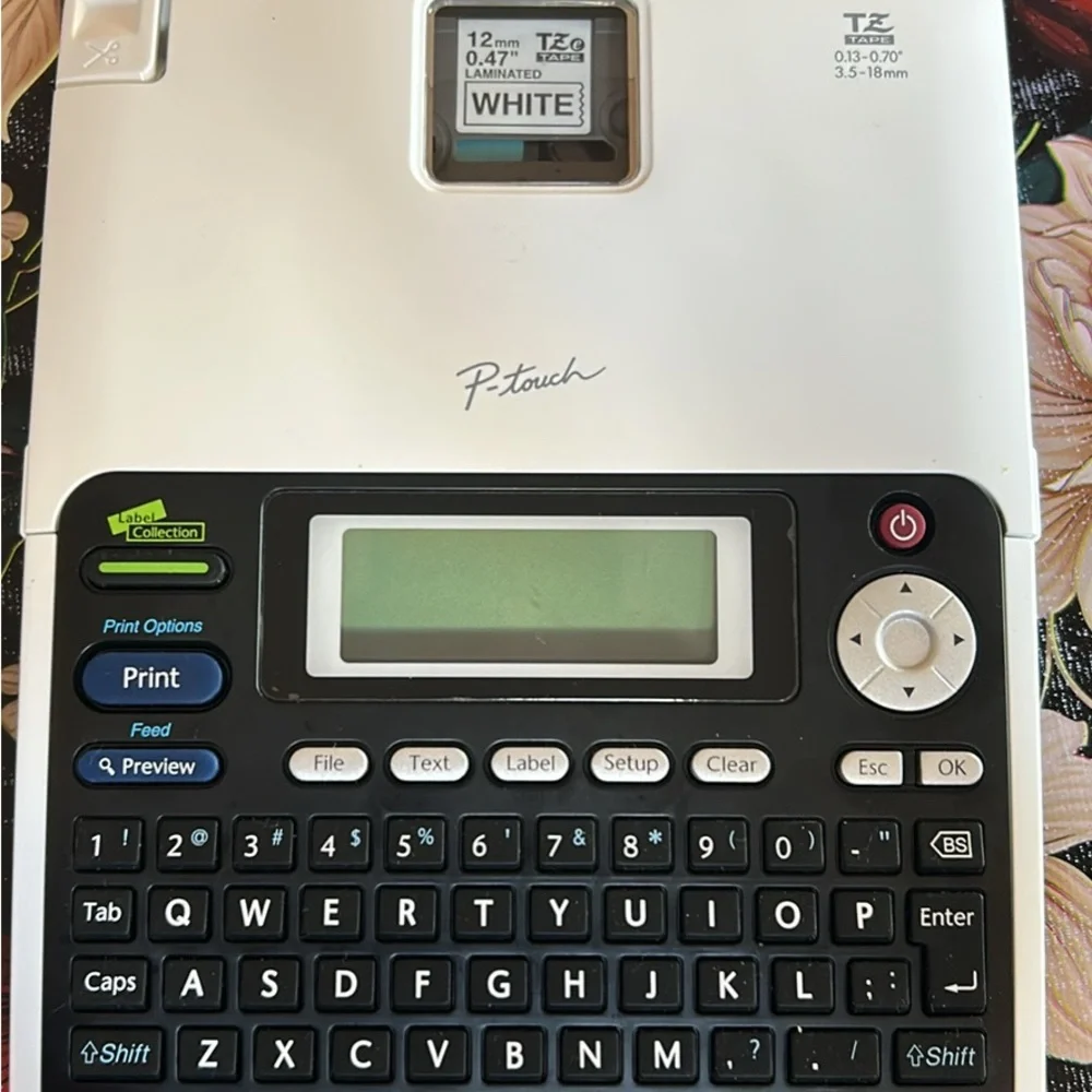 Brother P-touch Label Maker - White and Black (model PT-2030)